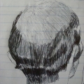 the back of some guy's head